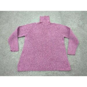 Vintage Cherokee Sweater Womens 1X PLUS Pink Long‎ Sleeve Knit Made in Japan